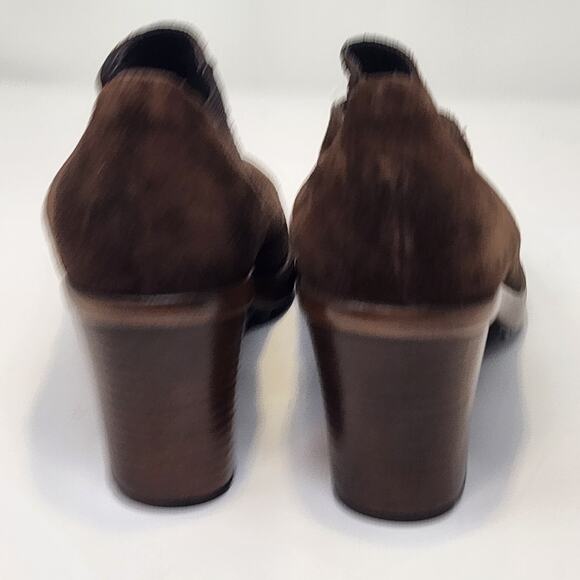 Dansko Womens Nancy Brown Suede Clogs Heels Size 36 US 5.5 Comfort Shoes Slip On - Picture 7 of 9